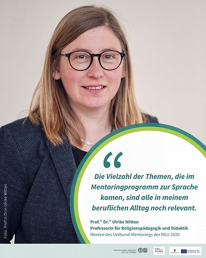 Prof.in Dr.in Ulrike Witten (Alumna der Mentoringprogramme der MLU)